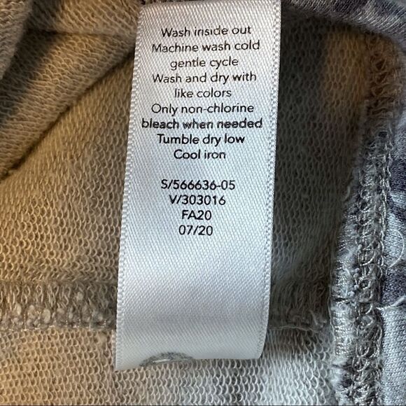 Athleta Studio to Street Gray Splatter Sweatshirt Size Small - Picture 5 of 9